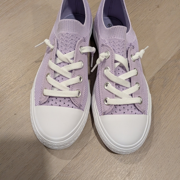 Falls Creek Shoes - Falls Creek Light Purple Canvas Sneakers